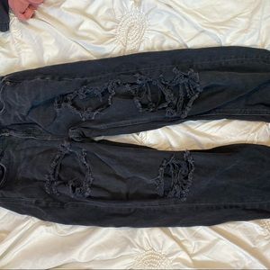 Black American eagle jeans, size 4